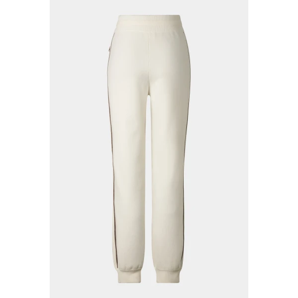 Bogner Calotta Knitted Trousers in Off White, view 2 | Pants | Coveti
