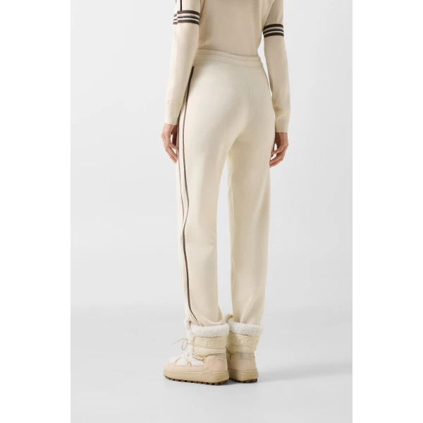 Bogner Calotta Knitted Trousers in Off White, view 4 | Pants | Coveti