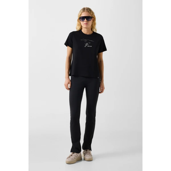Bogner Camel Functional Trousers in Black, view 5 | Pants | Coveti