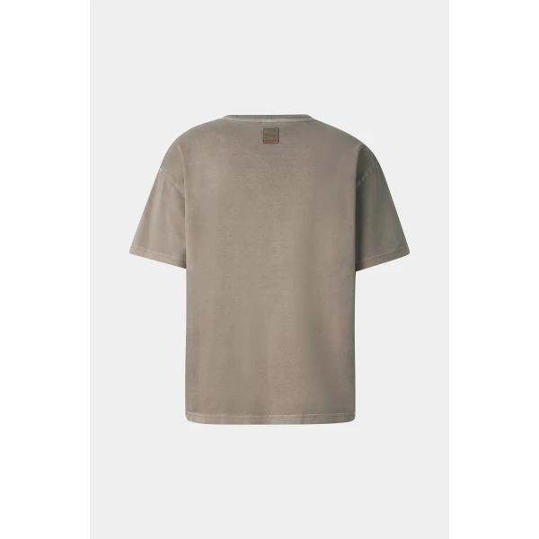 Bogner Cara Cotton T-Shirt in Taupe, view 2 | T-shirts | Coveti
