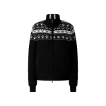 Bogner Carolyn Norwegian-Style Knit Jacket in Black Bogner Carolyn Norwegian-Style Knit Jacket in Black | Cardigan | Coveti