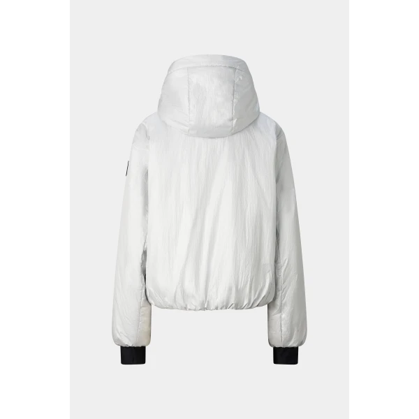 Bogner Celina Ski Jacket in Light Grey, view 3 | Jackets | Coveti