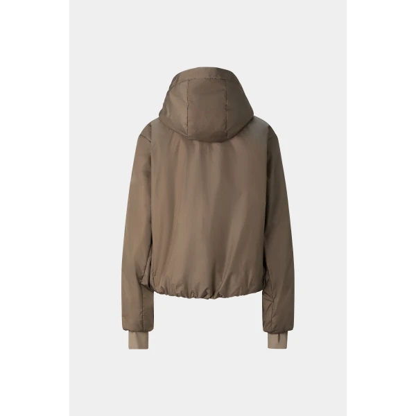 Bogner Celina Ski Jacket in Taupe, view 3 | Jackets | Coveti