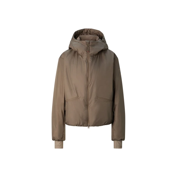 Bogner Celina Ski Jacket in Taupe | Jackets | Coveti