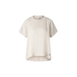 Bogner Dakota Satin Shirt in Cream | Short Sleeved | Coveti