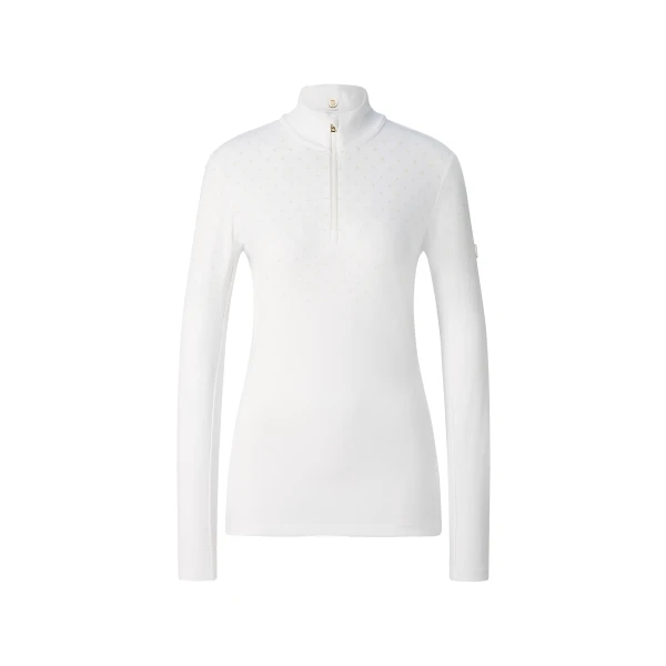 Bogner Davina First Layer in Off White and Gold | Long Sleeve | Coveti