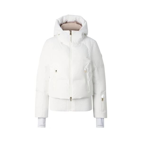 Bogner Dea Down Ski Jacket in Off White | Jackets | Coveti