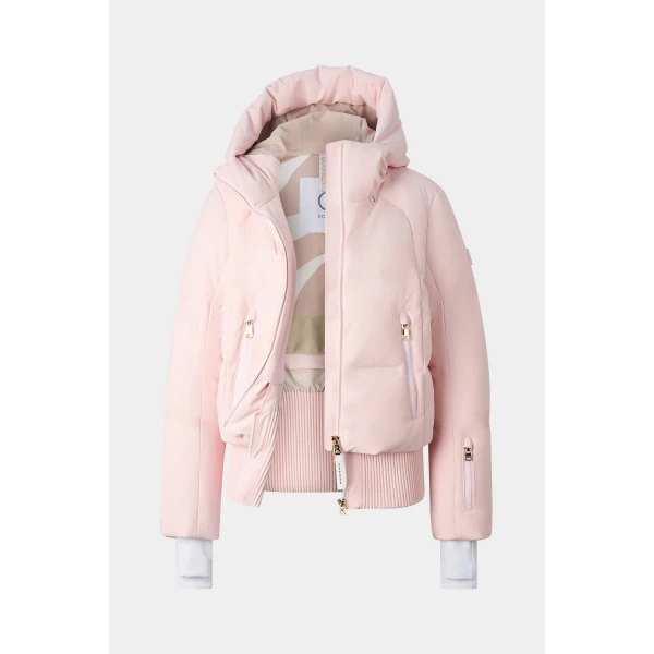Bogner Dea Down Ski Jacket in Pink, view 2 | Jackets | Coveti