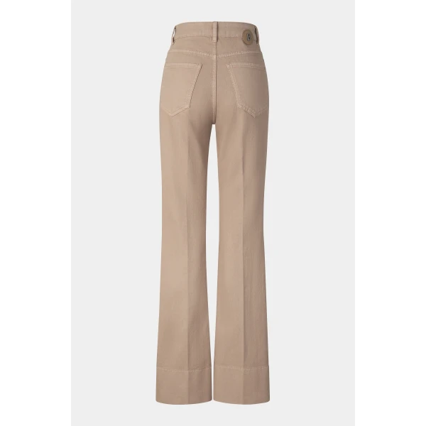 Bogner Devin Flared Fit Jeans in Camel, view 2 | Denim | Coveti