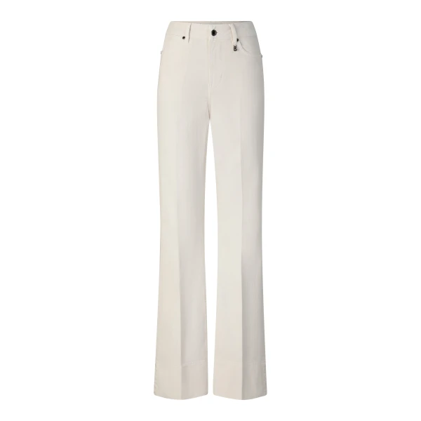 Devin Flared Fit Jeans in Cream