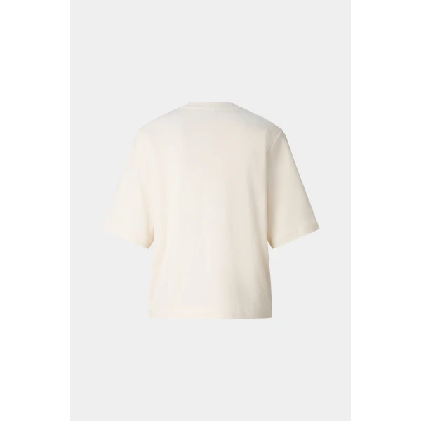 Bogner Dorothy Cotton T-Shirt in Off White, view 2 | T-shirts | Coveti