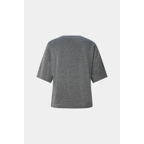 Bogner Dorothy Jersey T-Shirt in Grey, view 2 | T-shirts | Coveti