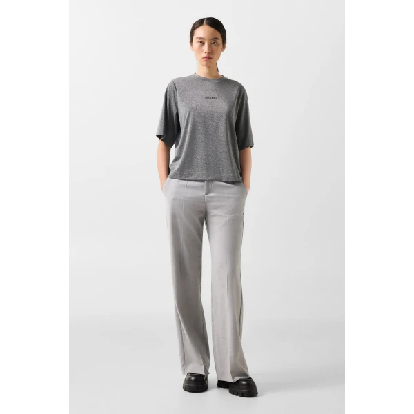 Bogner Dorothy Jersey T-Shirt in Grey, view 3 | T-shirts | Coveti