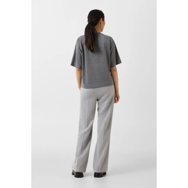 Bogner Dorothy Jersey T-Shirt in Grey, view 4 | T-shirts | Coveti