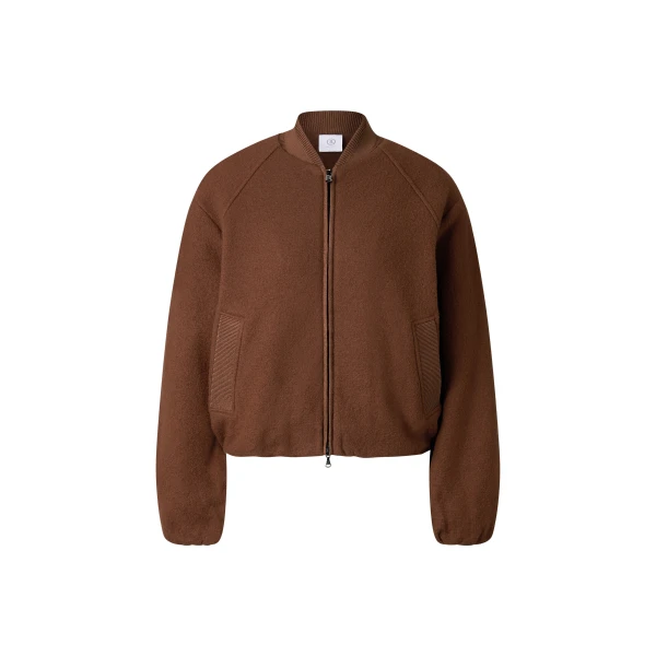 Bogner Editha Woollen Blouson in Brown | Jackets | Coveti