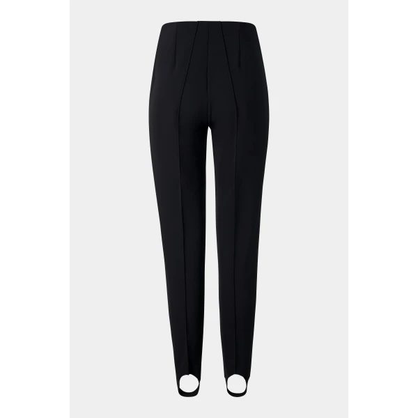 Bogner Elaine Softshell Stirrup Trousers with Gussets in Black, view 2 | Pants | Coveti
