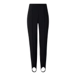 Bogner Elaine Softshell Stirrup Trousers with Gussets in Black | Pants | Coveti