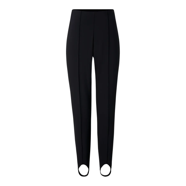 Bogner Elaine Softshell Stirrup Trousers with Gussets in Black | Pants | Coveti