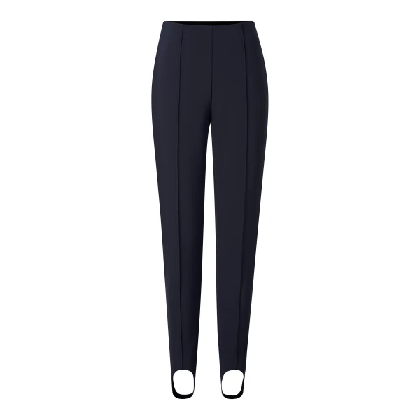Bogner Elaine Softshell Stirrup Trousers with Gussets in Navy | Pants | Coveti