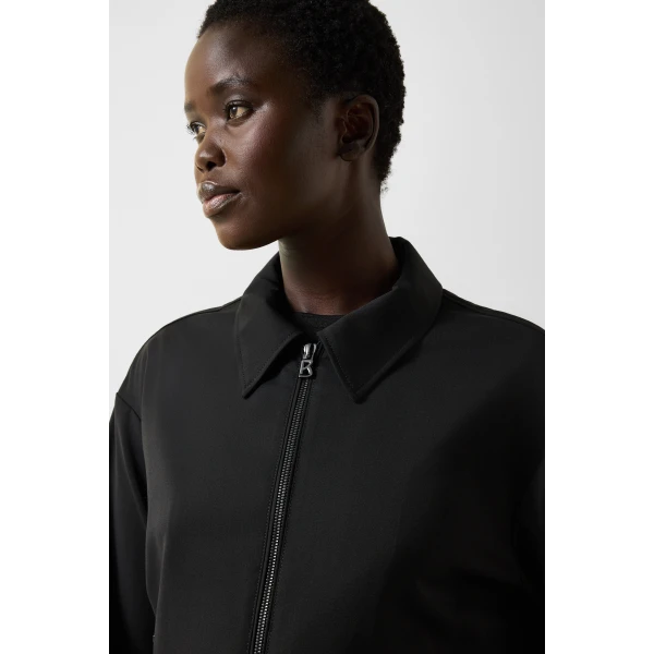 Bogner Elody Virgin Wool Blouse in Black, view 6 | Blouse | Coveti