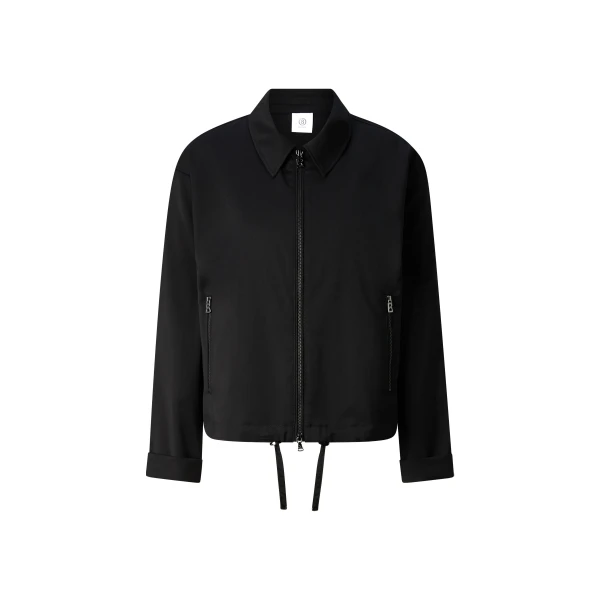 Elody Virgin Wool Blouse in Black