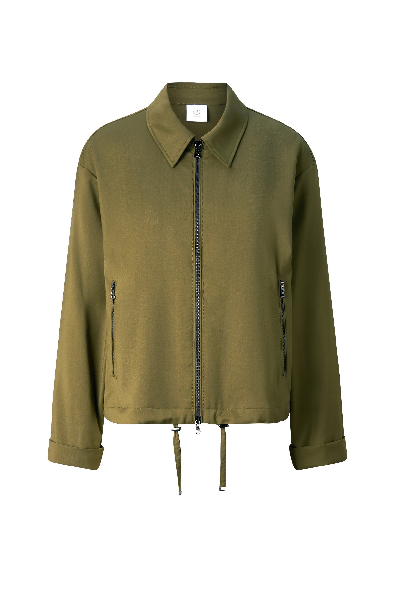 Bogner Elody Virgin Wool Blouse in Olive Bogner Elody Virgin Wool Blouse in Olive | Blouse | Coveti