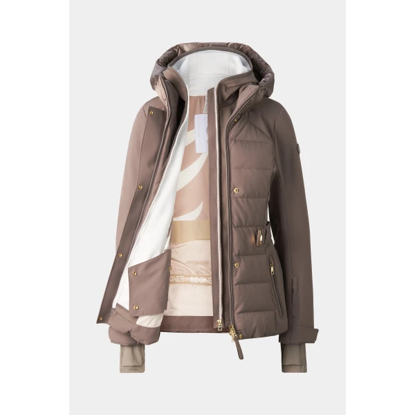 Bogner Elva Ski Jacket in Hazel, view 2 | Jackets | Coveti