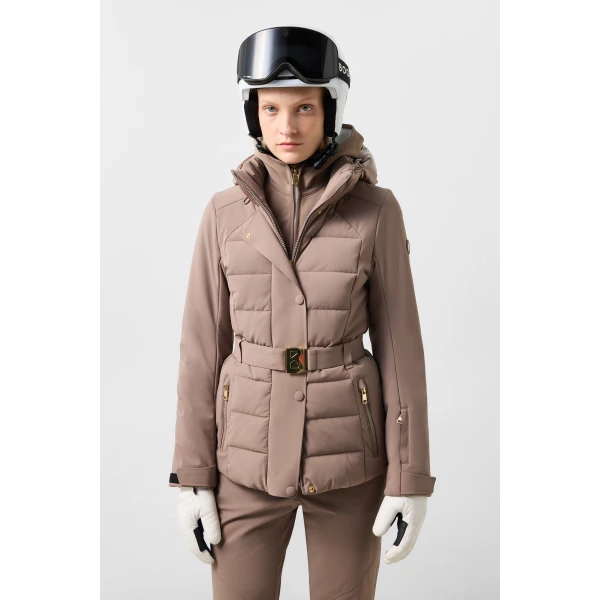 Bogner Elva Ski Jacket in Hazel, view 4 | Jackets | Coveti