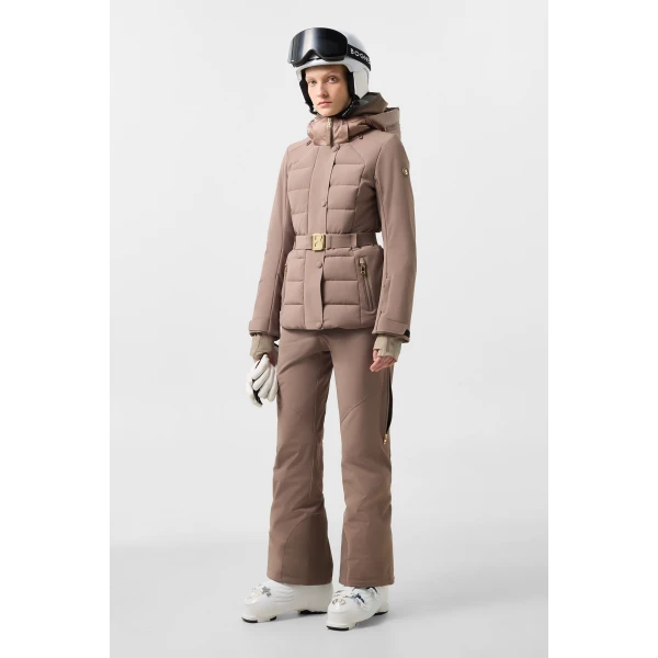 Bogner Elva Ski Jacket in Hazel, view 6 | Jackets | Coveti