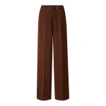 Bogner Enny Crepe Trousers in Brown | Tailored pants | Coveti