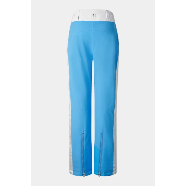 Bogner Fanni Ski Trousers in Cyan-Blue, view 2 | Pants | Coveti