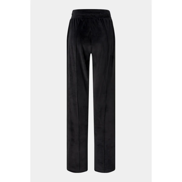 Bogner Felice Velvet Trousers in Black, view 2 | Sweatpants | Coveti
