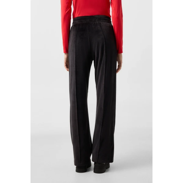 Bogner Felice Velvet Trousers in Black, view 4 | Sweatpants | Coveti