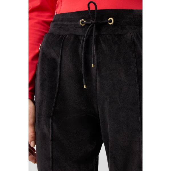 Bogner Felice Velvet Trousers in Black, view 6 | Sweatpants | Coveti