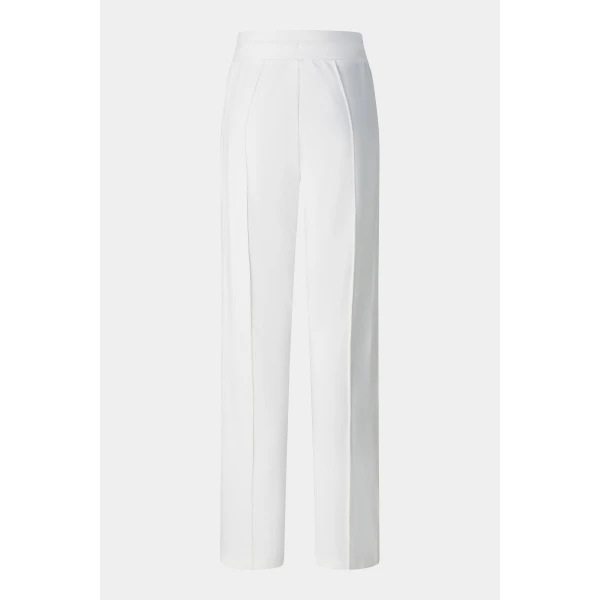Bogner Felice Velvet Trousers in Off White, view 2 | Sweatpants | Coveti