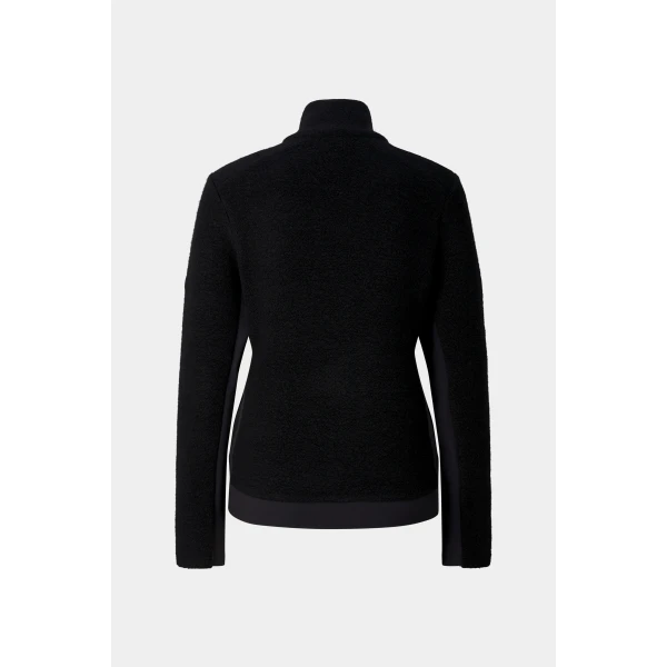 Bogner Fjella Mid-Layer Terry Jacket in Black, view 3 | Jackets | Coveti