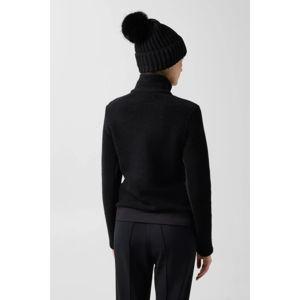 Bogner Fjella Mid-Layer Terry Jacket in Black, view 5 | Jackets | Coveti