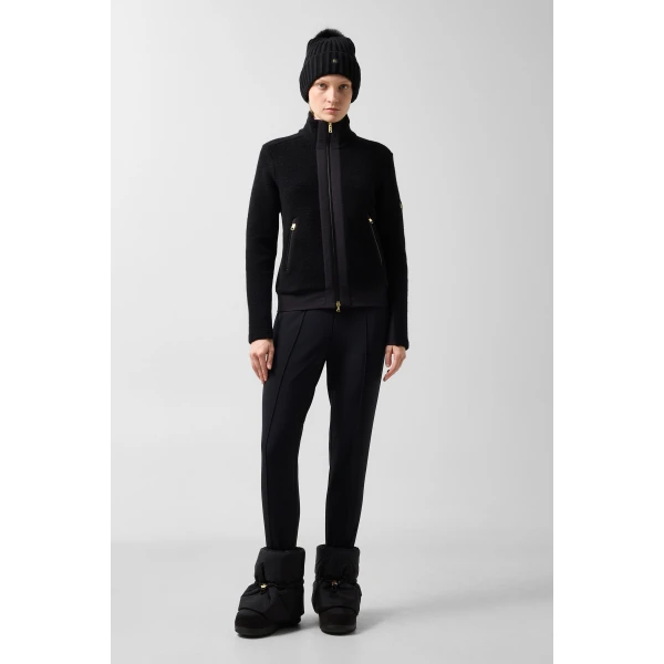 Bogner Fjella Mid-Layer Terry Jacket in Black, view 6 | Jackets | Coveti