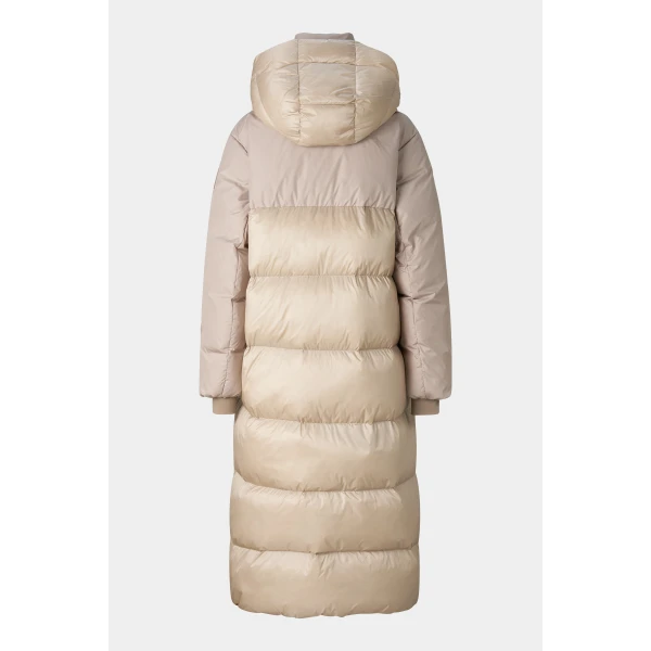 Bogner Fleury Down Coat in Beige, view 3 | Coats | Coveti
