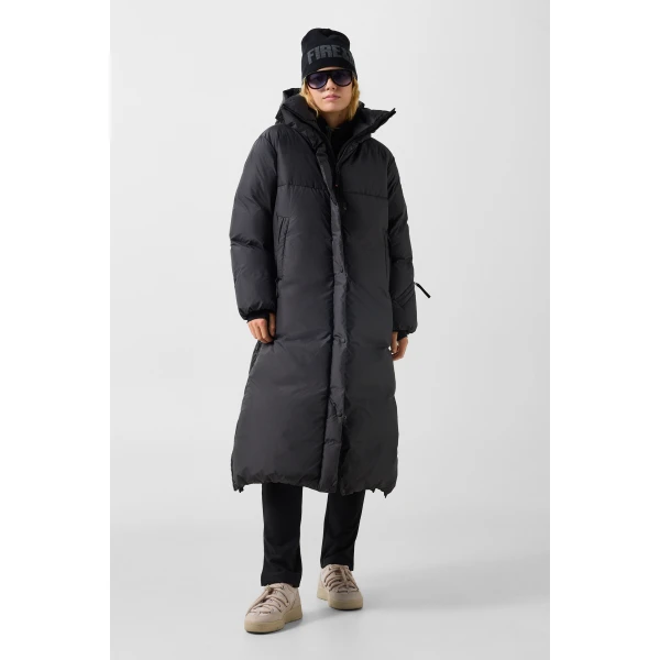 Bogner Fleury Down Coat in Black, view 4 | Coats | Coveti