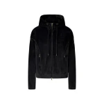 Bogner Francine Velvet Jacket in Black | Hoodies | Coveti