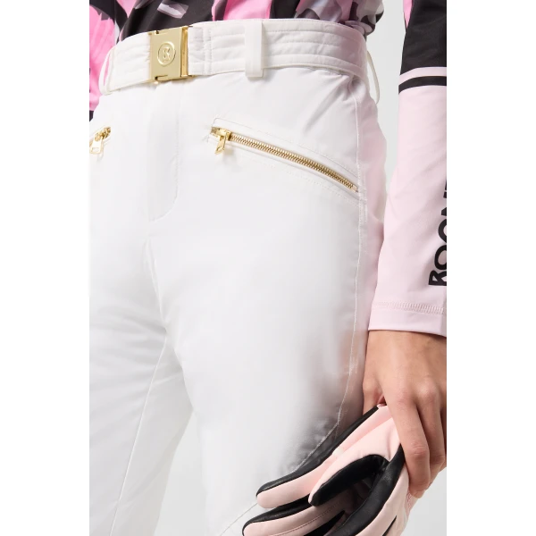 Bogner Franzi Ski Trousers in Off White, view 6 | Pants | Coveti