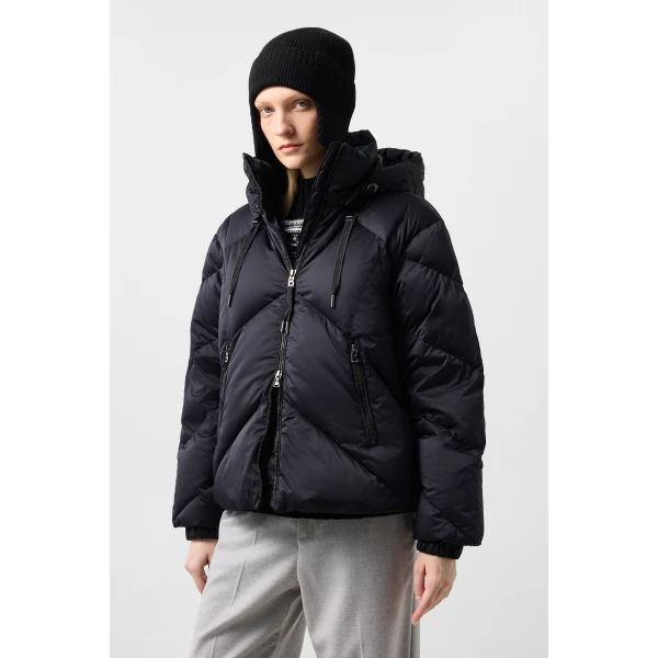 Bogner Georgia Down Jacket in Black, view 4 | Jackets | Coveti