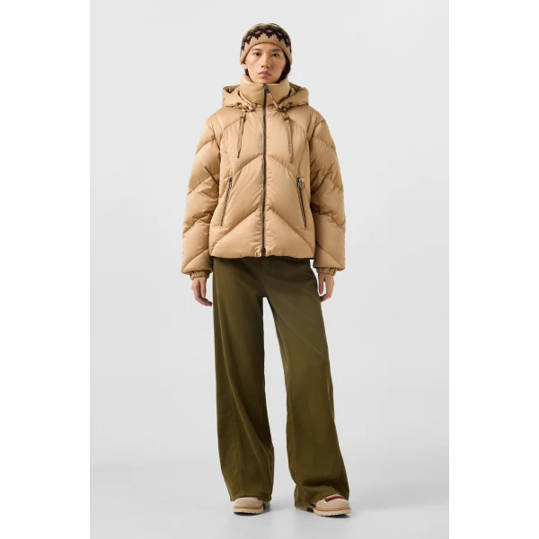 Bogner Georgia Down Jacket in Camel, view 6 | Jackets | Coveti