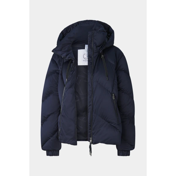 Bogner Georgia Down Jacket in Navy, view 2 | Jackets | Coveti