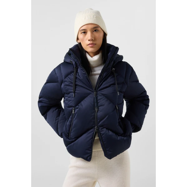Bogner Georgia Down Jacket in Navy, view 4 | Jackets | Coveti