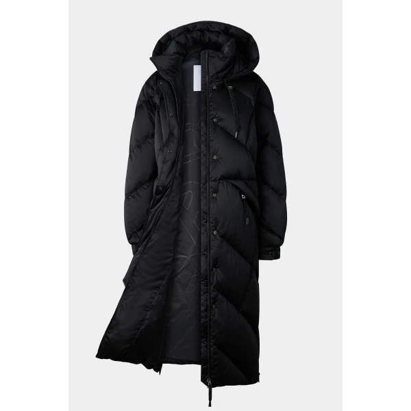 Bogner Ginny Down Coat in Black, view 2 | Coats | Coveti