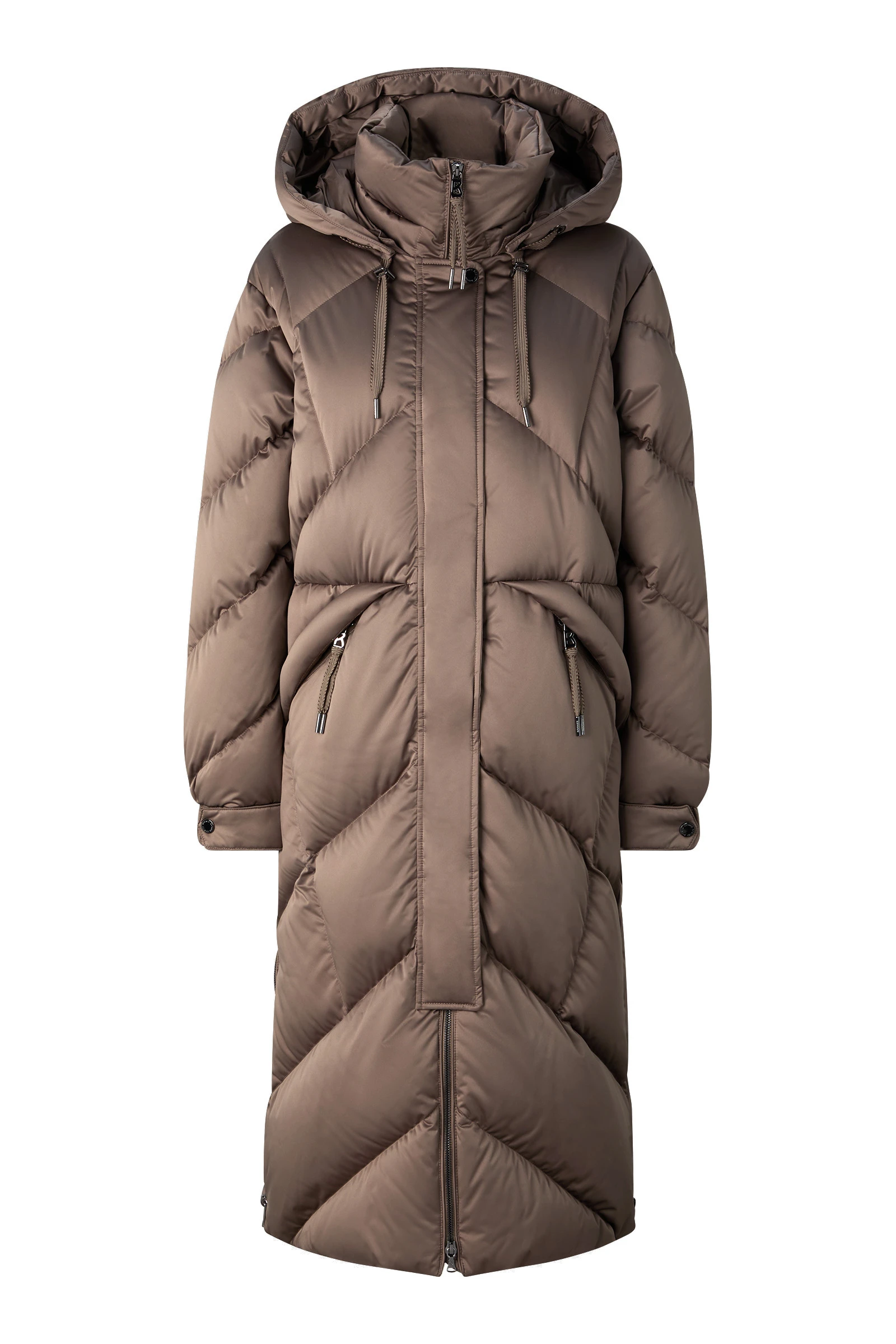 Bogner Ginny Down Coat in Grey-Brown Bogner Ginny Down Coat in Grey-Brown | Coats | Coveti