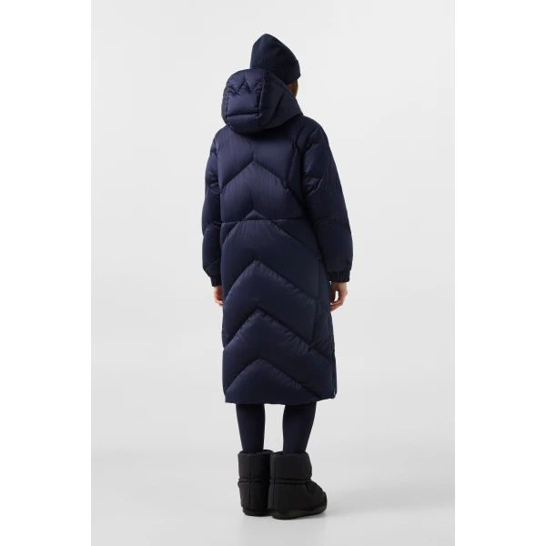 Bogner Ginny Down Coat in Navy, view 5 | Coats | Coveti