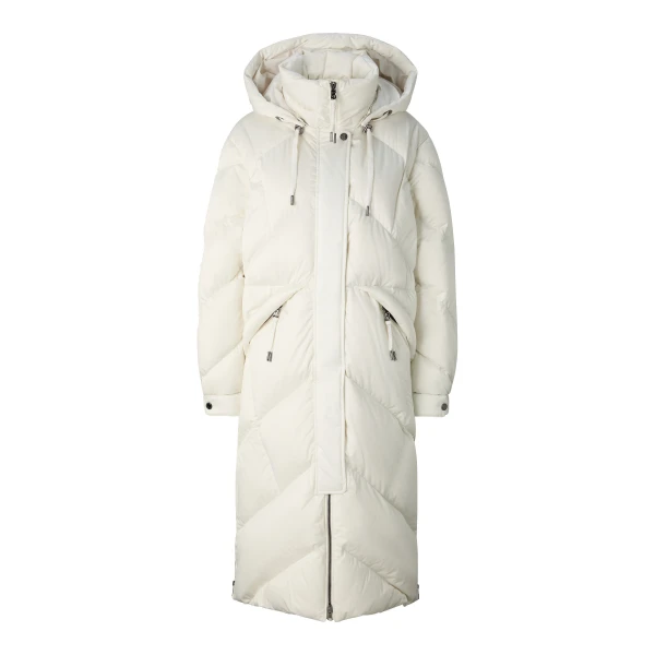 Bogner Ginny Down Coat in Off White | Coats | Coveti